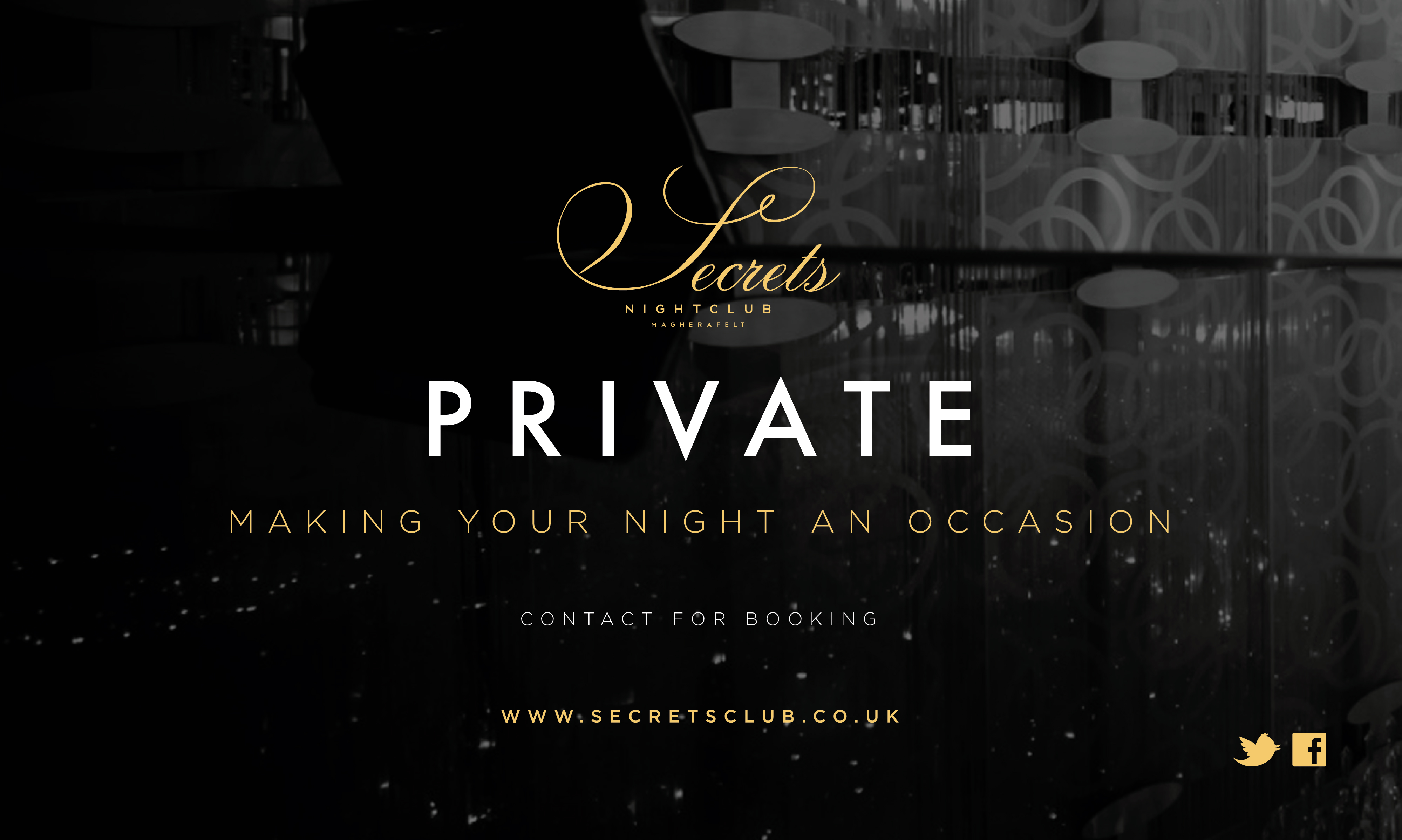 private party, hire, secrets nightclub, magherafelt